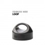 Wide Stainless Loop Cap
