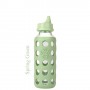 Glass Sippy Cap Bottle Spring Green 266ml
