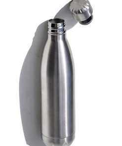 Beautiful Beaches, Insulated Drink Bottle - Silver 1 Litre