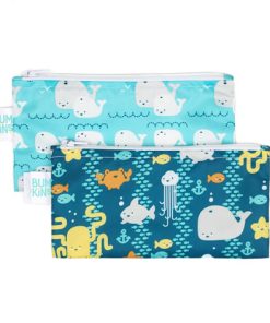 Bumkins Small Snack Bag 2pk - Sea Friends