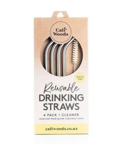 Caliwoods Stainless Steel Drinking Straws