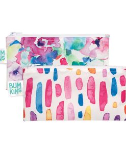Bumkins Small Snack Bag 2pk - Watercolour