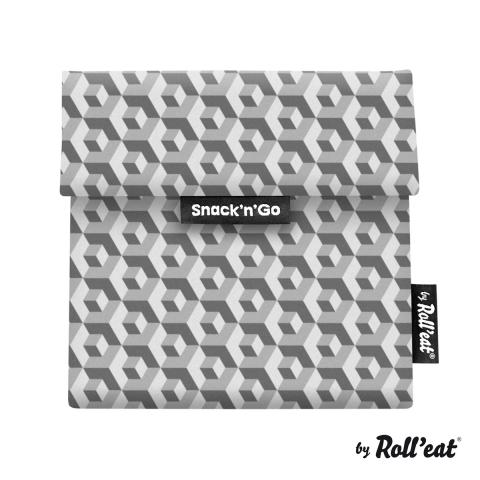 Rolleat Snack'n'Go Snack / Sandwich Bag - Grey Tile