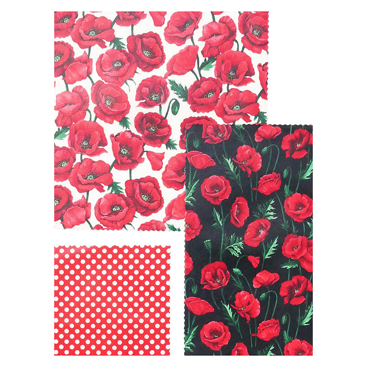 LilyBee Wrap Set of 3 - Ruby Red - Image 2