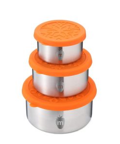 Munch Stainless Steel Round Lunch Containers