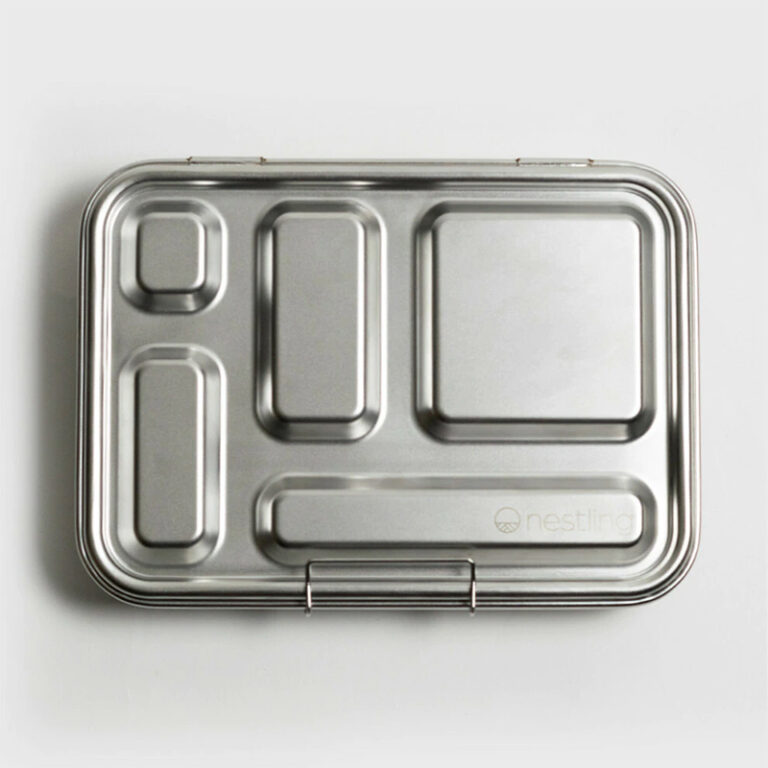 Nestling Stainless Steel 5 Compartment Bento Box