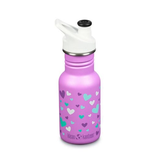 Klean Kanteen 355ml with Sport Lid Orchid Hearts