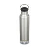 Klean Kanteen 591ml Brushed Stainless with Swivel Loop Lid