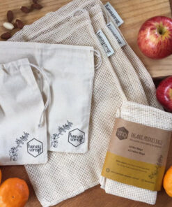 Honeywrap Cotton Bin and Produce Bags 5pk